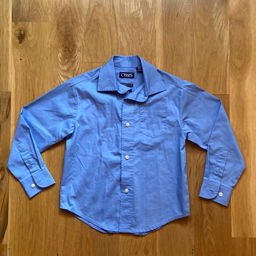Chaps Kids Button Down Shirt Size XXS (4/5)